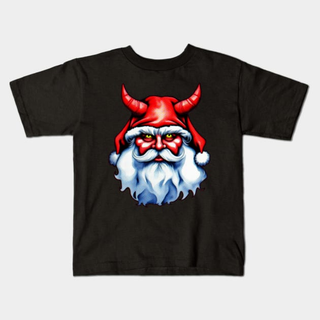 Scary Santa Kids T-Shirt by ROLLIE MC SCROLLIE